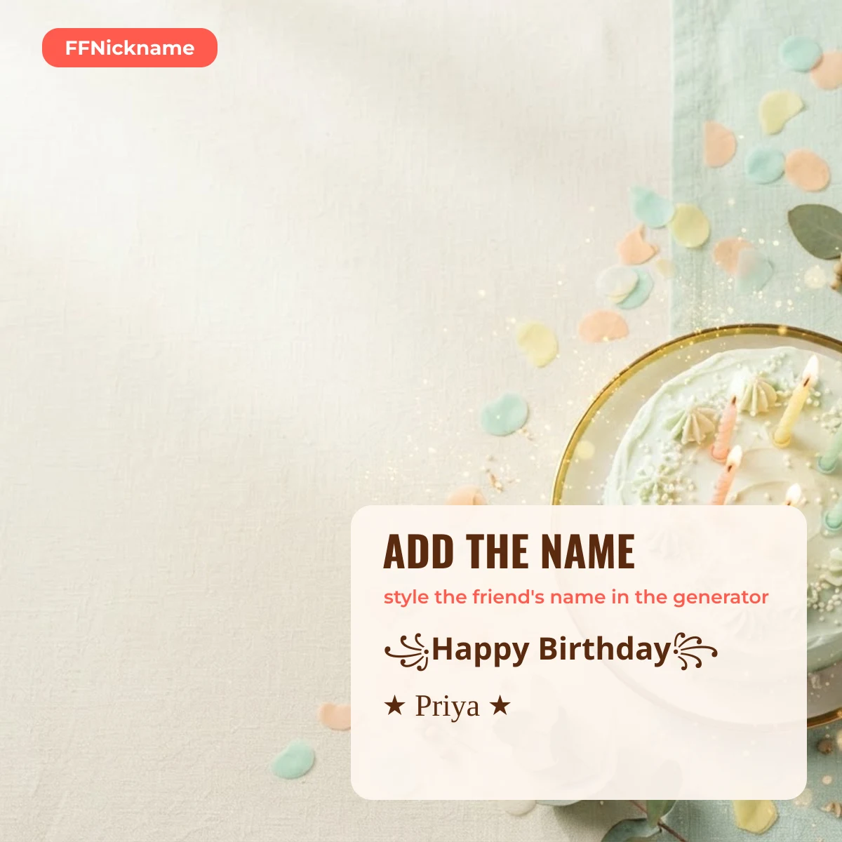 Happy Birthday Stylish Text examples to copy