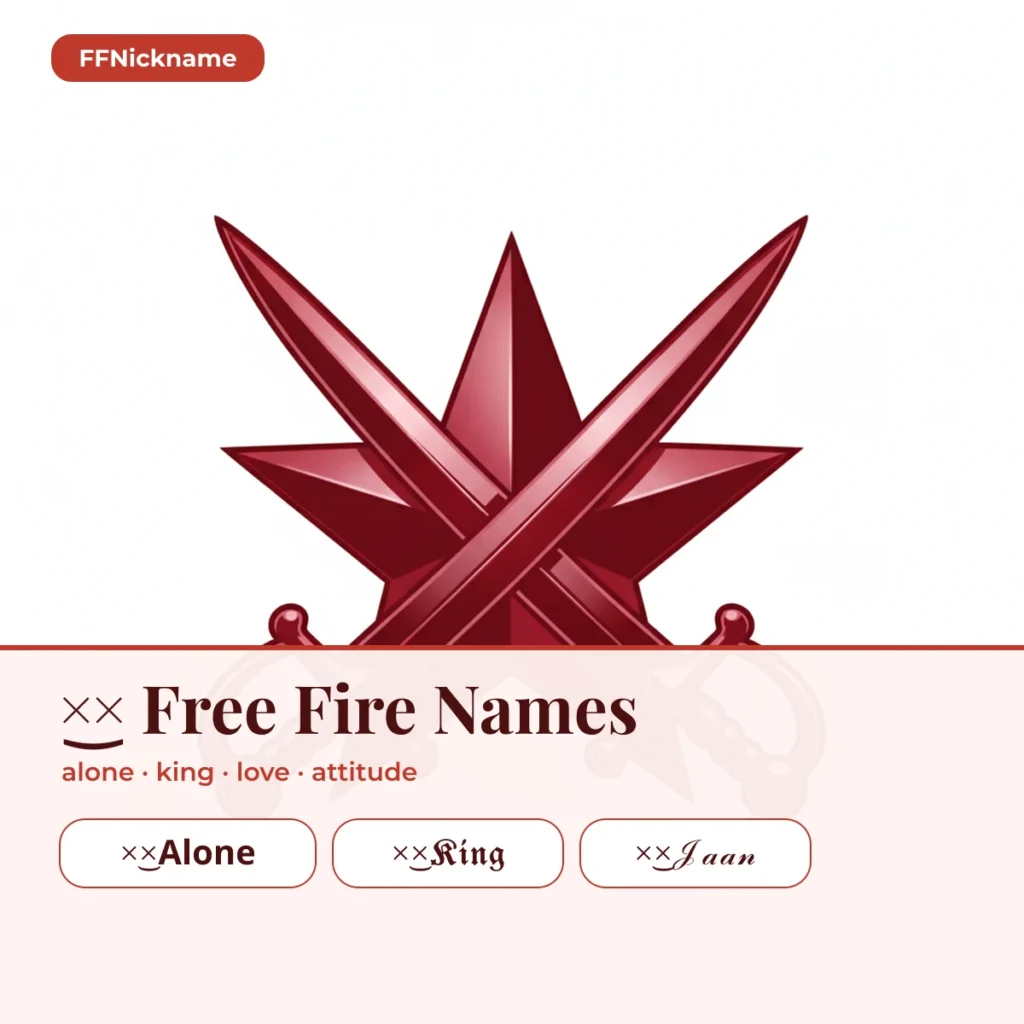 ×͜× Free Fire Names by FFNickname